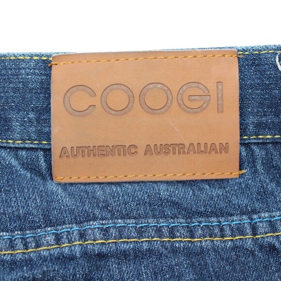 Vintage Coogi Mens 36 X 30 Golden Eagle Wings Embroidered Denim Jeans Streetwear - Picture 7 of 16